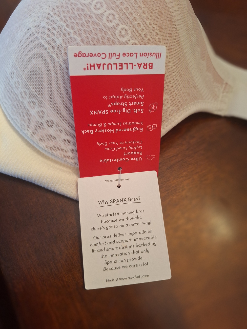 NWT SPANX Bra-llelujah Front-Closure in Nude And Cream 36B - Picture 9 of 11